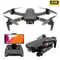 Dron z Kamerą Szerokokątną 4K/1080P, 4DRC, V4, Wi-Fi, FPV, Wideo na Żywo, HD, Składany, Utrzymywanie Wysokości, Trwały, Zdalnie Sterowany Quadcopter 6